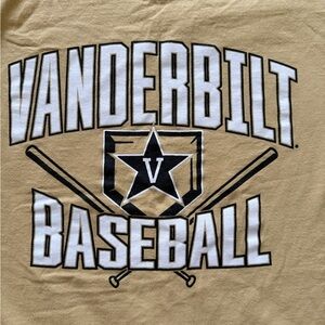 Vanderbilt University Baseball Long Sleeve T-Shirt Size XL - Mes. In pictures